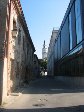 
The Rotuse-The old town hall-The tower-Kaunas-Lithuania-close to the hotel-
market square-newly wed-At night    
      