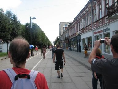 
The Old Town-Kaunas-Lithuania-The shops-small houses-picturesque-nice walking-main avenue-
people-At night-the excellent B.O ( Blue Orange ) pub nearby 


   