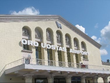 The Airport-Oro Uostas-outside of Vilnius-Lithuania-group-set foot-Lithuanian soil-people-homeland
שדה התעופה בוילנה ליטא