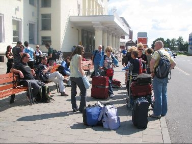 
The Airport-Oro Uostas-outside of Vilnius-Lithuania-group-set foot-Lithuanian soil-people-homeland
   


