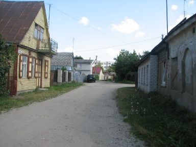 
The Suburb-Slovodka-Jews-outside-centre-Kaunas-Esther-child-large family-Jewish community  
     