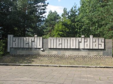 
The Wood-Ponar-outside the capital Vilnius-Lithuania-entire Jewish community-ceremony  
    