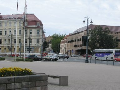 
The Cathedral-Vilnius-Lithuania-in front of the hotel-outside-inside 
     